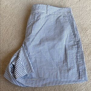 Ralph Lauren Blue and White Striped Shorts
